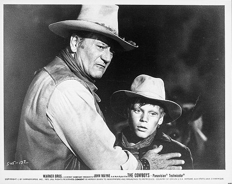 John Wayne, Norman Howell - Les Cowboys - Cartes de lobby