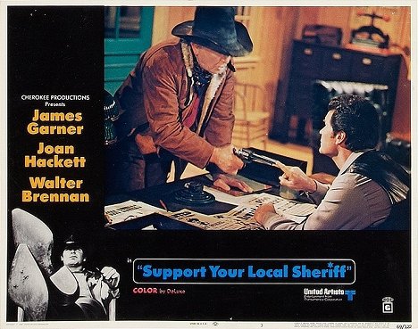 Walter Brennan, James Garner - Support Your Local Sheriff! - Lobby Cards