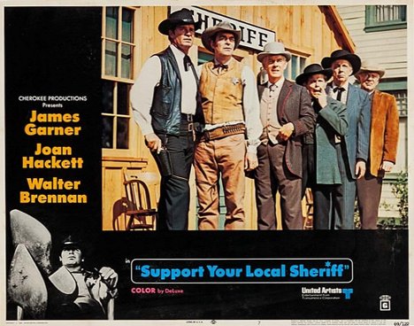 James Garner, Jack Elam, Harry Morgan - Auch ein Sheriff braucht mal Hilfe - Lobbykarten