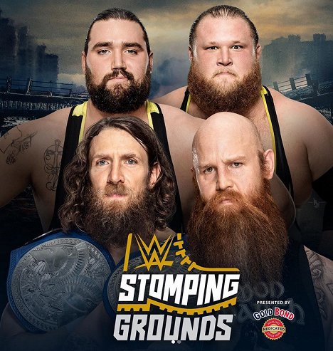 Levi Cooper, Nikola Bogojevic, Bryan Danielson, Joseph Ruud - WWE Stomping Grounds - Promoción