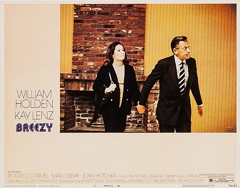 Marj Dusay, William Holden - Breezy - Lobbykaarten