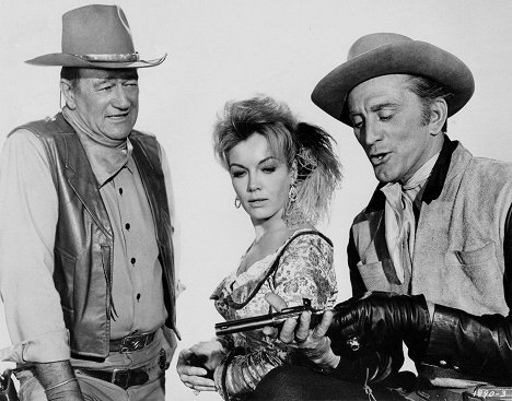 John Wayne, Joanna Barnes, Kirk Douglas - Válečný vůz - Promo