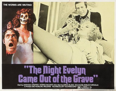 Enzo Tarascio, Marina Malfatti - The Night Evelyn Came Out of the Grave - Lobby Cards