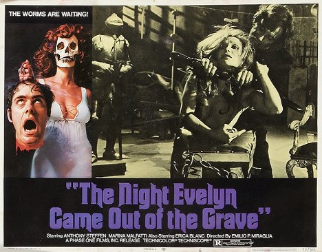 Erika Blanc, Anthony Steffen - The Night Evelyn Came Out of the Grave - Lobby Cards