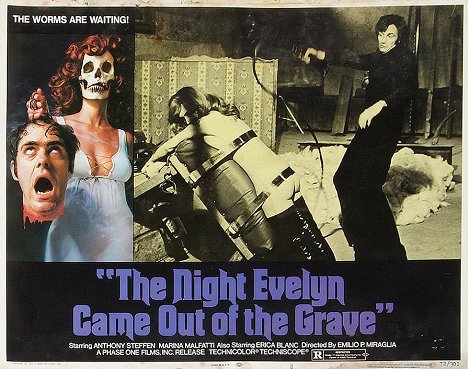 Anthony Steffen - The Night Evelyn Came Out of the Grave - Lobby Cards