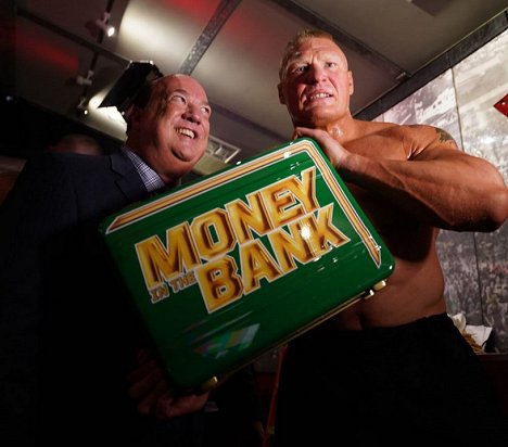 Paul Heyman, Brock Lesnar - WWE Money in the Bank - Making of
