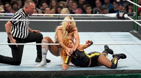 Ashley Fliehr, Rebecca Quin - WWE Money in the Bank - Photos