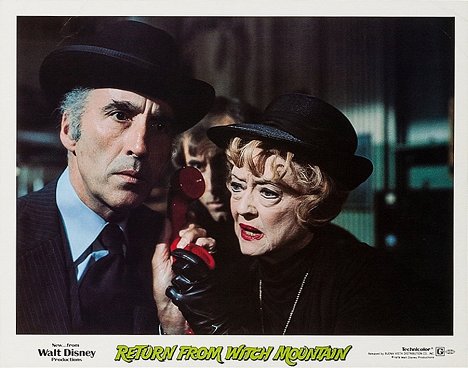 Christopher Lee, Anthony James, Bette Davis - Return from Witch Mountain - Lobby Cards