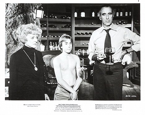 Bette Davis, Ike Eisenmann, Christopher Lee - Return from Witch Mountain - Lobbykaarten