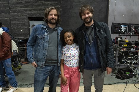 Matt Duffer, Priah Ferguson, Ross Duffer - Stranger Things - Season 3 - Kuvat kuvauksista