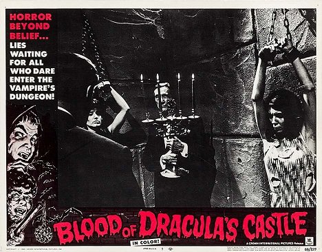 Vicki Volante, John Carradine - Blood of Dracula's Castle - Vitrinfotók