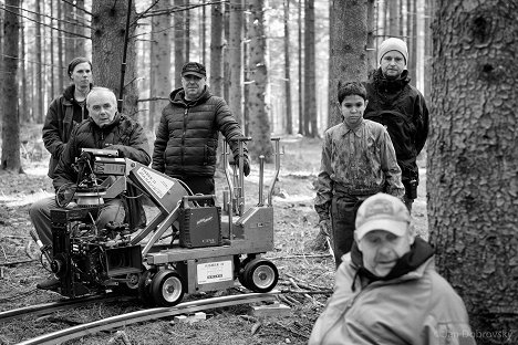 Vladimír Smutný, Petr Kotlár, Václav Marhoul - Nabarvené ptáče - De filmagens