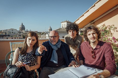 Irene Vetere, Carlo Virzì, Mauro Lamantia, Giovanni Toscano - Notti magiche - Forgatási fotók