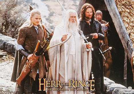 Orlando Bloom, Ian McKellen, Viggo Mortensen - The Lord of the Rings: The Return of the King - Lobby Cards