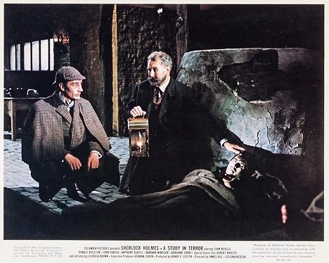 John Neville, Anthony Quayle - A Study in Terror - Lobby Cards