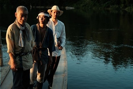Akira Emoto, Jun Murakami, Jō Odagiri - Aru sendó no hanaši - De filmagens
