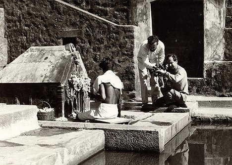 Louis Malle, Étienne Becker - Calcutta - Van de set