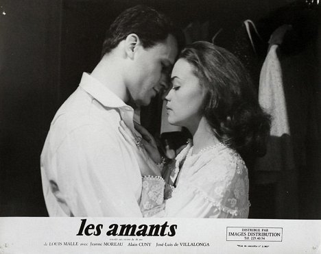 Jean-Marc Bory, Jeanne Moreau - The Lovers - Lobby Cards