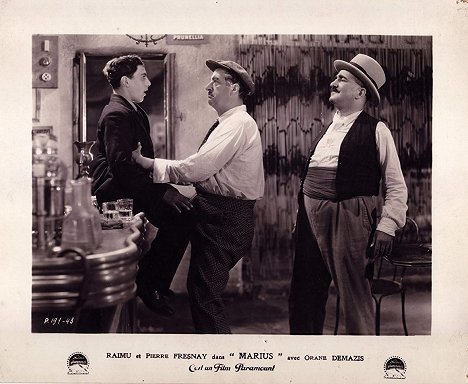 Raimu, Fernand Charpin - Marius - Lobby Cards