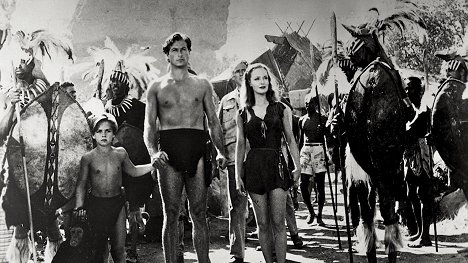 Tommy Carlton, Lex Barker, Dorothy Hart - Tarzan's Savage Fury - Photos