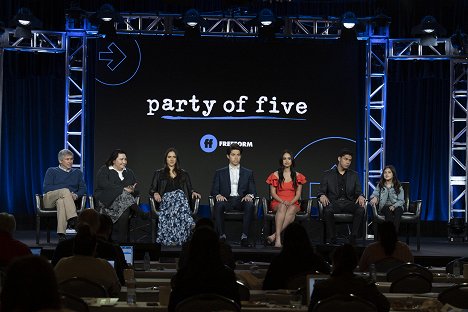 The cast and executive producers of Freeform’s “Party of Five” gave the press at the 2019 TCA Winter Press Tour an exclusive first look at the new series, at The Langham Huntington, in Pasadena, California, USA - Christopher Keyser, Amy Lippman, Michal Zebede, Brandon Larracuente, Emily Tosta, Niko Guardado, Elle Paris Legaspi