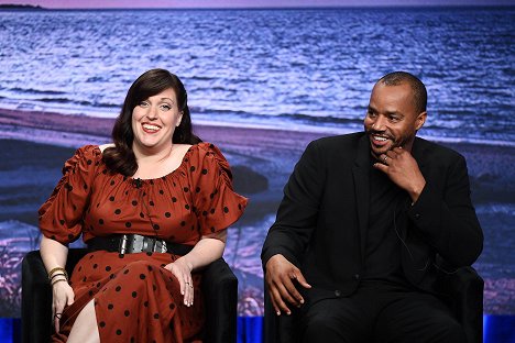 The cast and producers of ABC’s “Emergence” address the press at the ABC Summer TCA 2019, at The Beverly Hilton in Beverly Hills, California - Allison Tolman, Donald Faison - Emergence - Tapahtumista