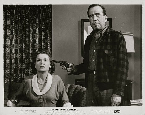Martha Scott, Humphrey Bogart - La Maison des otages - Cartes de lobby