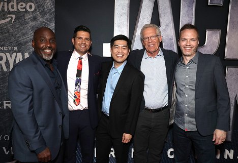 "Tom Clancy's Jack Ryan" premiere in Los Angeles, USA on August 31, 2018 - Vernon Sanders, Graham Roland, Albert Cheng, Carlton Cuse, Marc Resteghini
