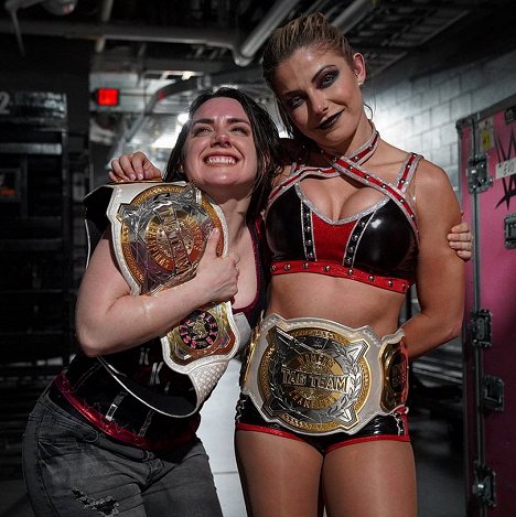 Nicola Glencross, Lexi Kaufman - WWE Clash of Champions - Tournage