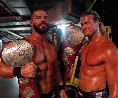 Robert Roode Jr., Nic Nemeth - WWE Clash of Champions - Forgatási fotók