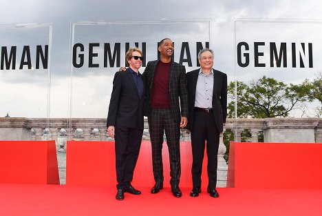 "Gemini Man" Budapest red carpet at Buda Castle Savoy Terrace on September 25, 2019 in Budapest, Hungary - Jerry Bruckheimer, Will Smith, Ang Lee - Gemini Man - Events