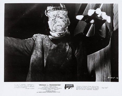 John Bloom - Dracula contre Frankenstein - Cartes de lobby