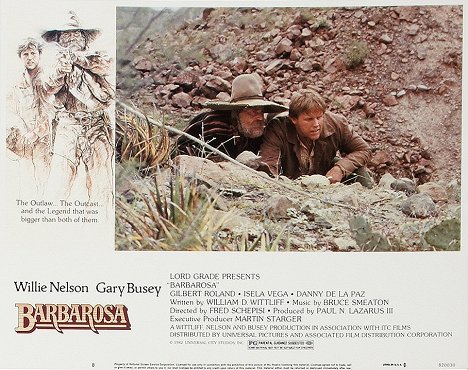Willie Nelson, Gary Busey - Barbarosa - Fotocromos