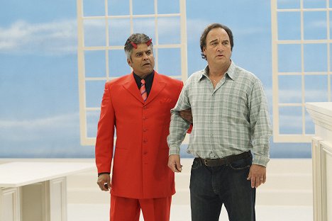 Erik Estrada, Jim Belushi - According to Jim - Heaven Opposed to Hell - Photos