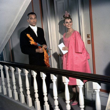 José Luis de Vilallonga, Audrey Hepburn - Snídaně u Tiffanyho - Z natáčení