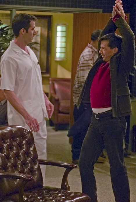 Kevin Sateri, Sean Hayes - Will & Grace - Nice in White Satin - Photos