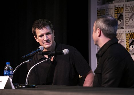 On Friday, July 19, THE ROOKIE’S Nathan Fillion and writer/executive producer, Alexi Hawley, sat down for an intimate panel conversation at 2019 COMIC-CON in anticipation of the Season 2 premiere of the hit drama on Sunday, September 29, 2019 - Nathan Fillion - The Rookie - Season 2 - Events