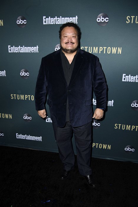 The cast and executive producers of “Stumptown” celebrate the upcoming premiere of the highly anticipated fall series at an exclusive red carpet event hosted by ABC and Entertainment Weekly at the Petersen Automotive Museum in Los Angeles - Adrian Martinez - Stumptown - Veranstaltungen
