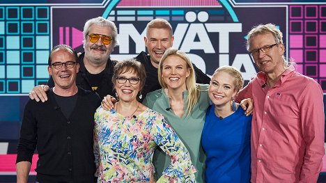 Nicke Lignell, Jussi Lampi, Tiina Brännare, Marco Bjurström, Pippa Laukka, Emilia Vuorisalmi, Tapani Kiminkinen - Hyvät katsojat - Werbefoto