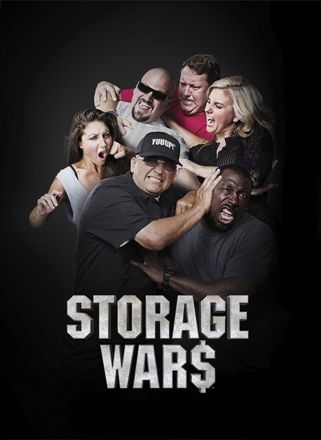 Casey Nezhoda, Mary Padian, Jarrod Schulz, Dave Hester, Rene Nezhoda, Brandi Passante - Storage Wars - Werbefoto