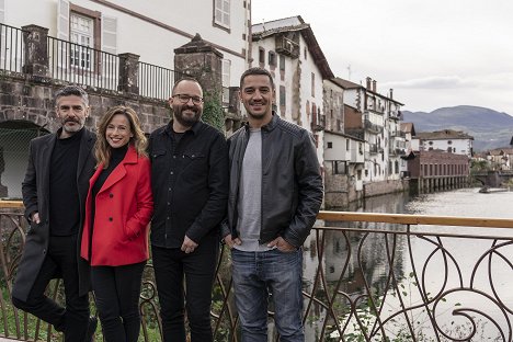 Leonardo Sbaraglia, Marta Etura, Fernando González Molina, Nene - Legado en los huesos - Tournage