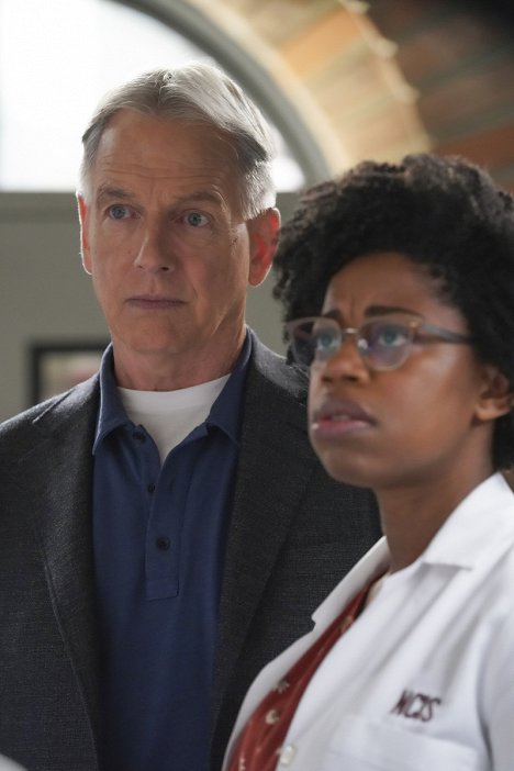 Mark Harmon, Diona Reasonover - NCIS: Naval Criminal Investigative Service - Schlaflos - Filmfotos