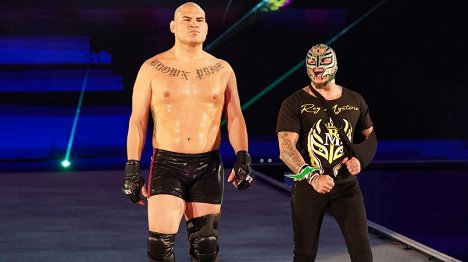 Cain Velasquez, Rey Mysterio - WWE Crown Jewel - Photos