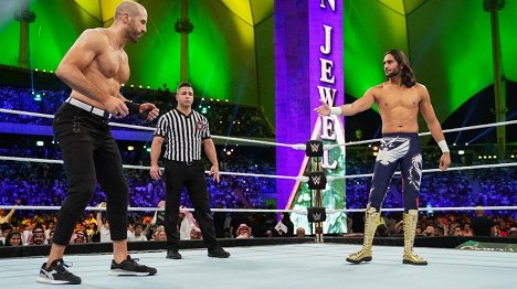 Claudio Castagnoli, Mansoor Al-Shehail - WWE Crown Jewel - Photos