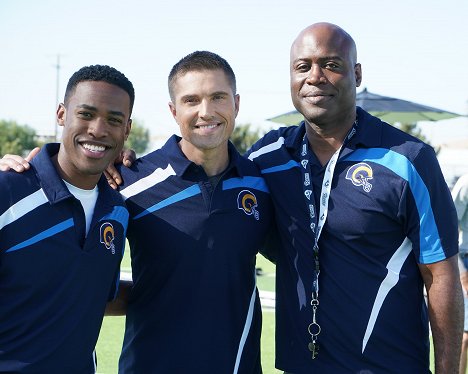 Titus Makin Jr., Eric Winter, Kevin Daniels - The Rookie - Istota je istota - Z nakrúcania