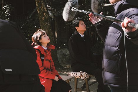Suzu Hirose, Masaharu Fukujama - Třetí vražda - Z natáčení