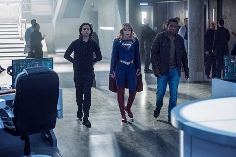 Jesse Rath, Melissa Benoist, David Harewood - Supergirl - Na widoku - Z filmu