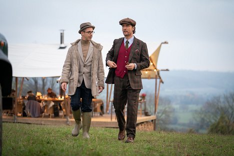 Jeremy Strong, Matthew McConaughey - The Gentlemen: Los señores de la mafia - Del rodaje