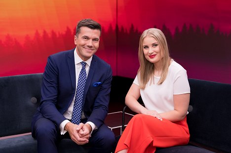 Tommy Fränti, Rosa Kettumäki - Aamu-TV - Werbefoto