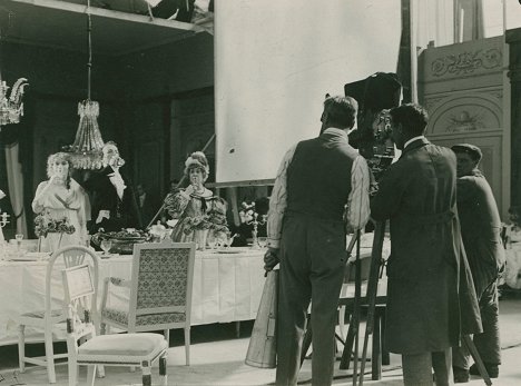 Greta Garbo, Torsten Hammarén, Julius Jaenzon - Gösta Berling I. - Dreharbeiten